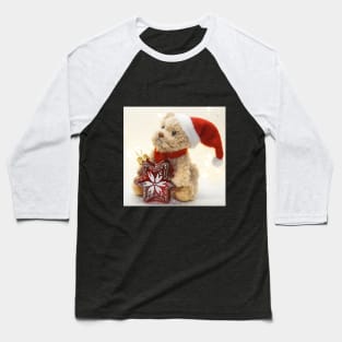 The puppy santa Baseball T-Shirt